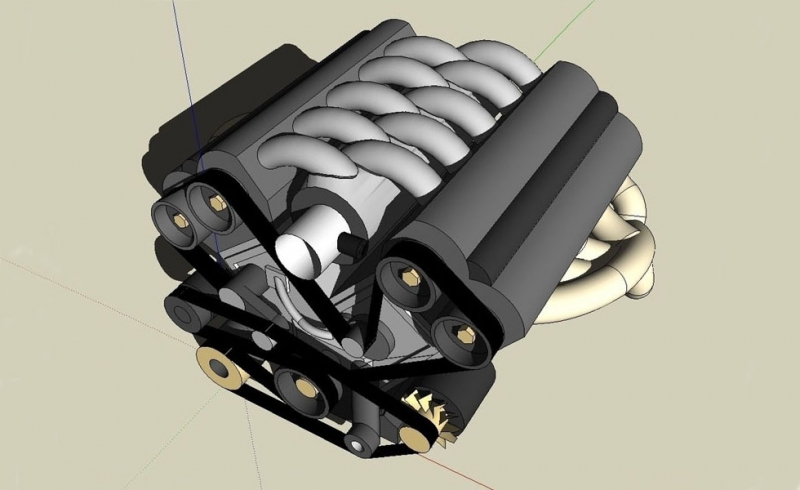 3D Visualisierung von Motoren