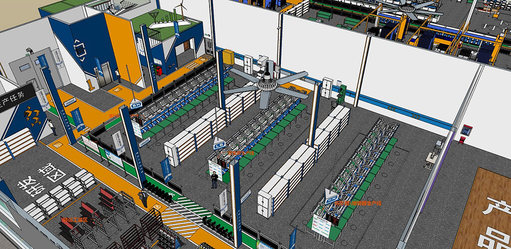 3D Anlagenvisualisierung Fabrikplanung und Gestaltung