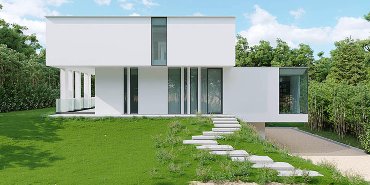 3D Architekturvisualisierung Haus Exterieur