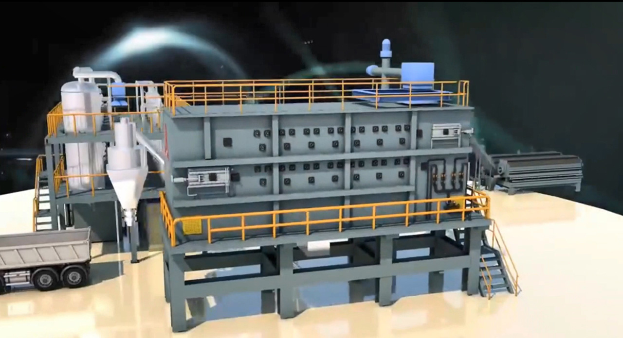 3D Industrievisualisierung Produktionsanlagen und Prozess-Animation