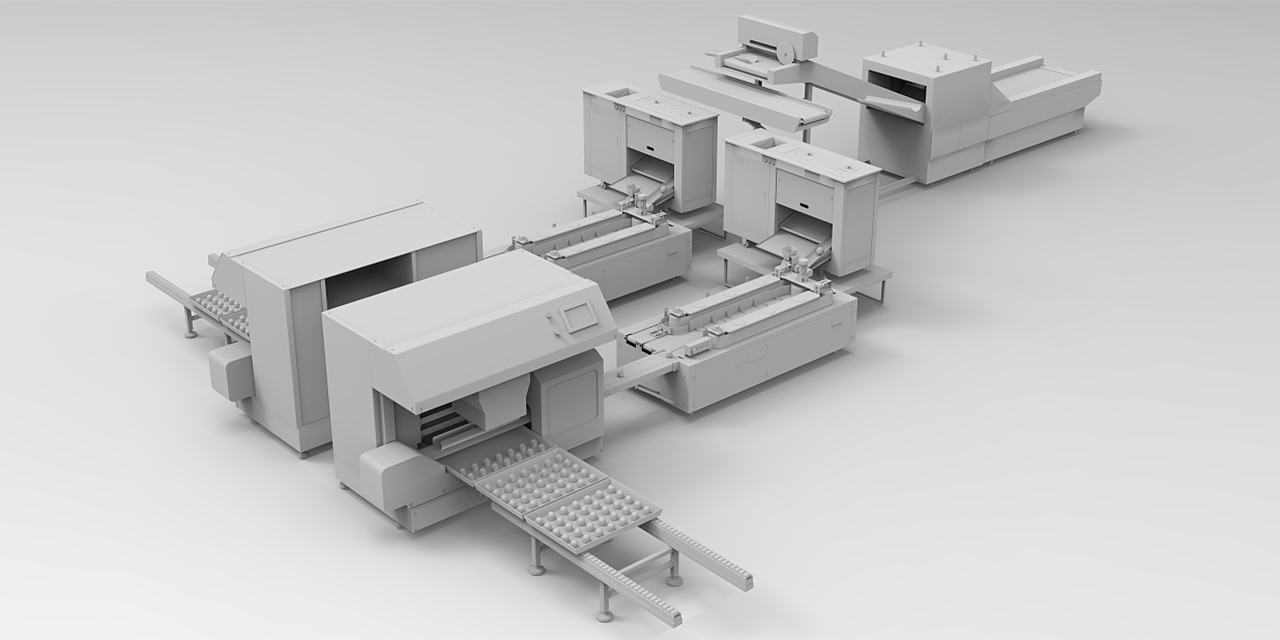 3D Visualisierung Fertigungsmaschine und Anlagen