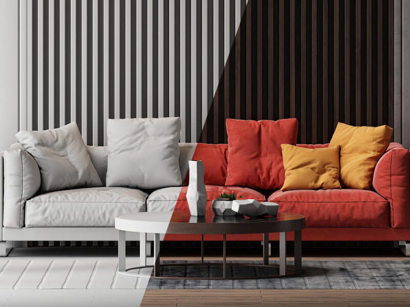 3D Produkt Modellierung für Möbel - Rendering von Farbe & Textur | Profi-3d.de