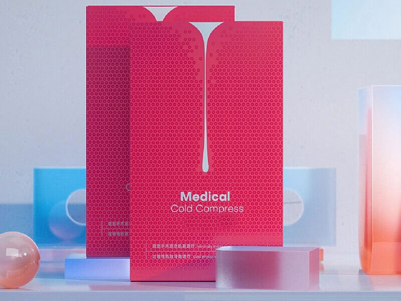 3D Verpackung Rendering Medizinische Produkte